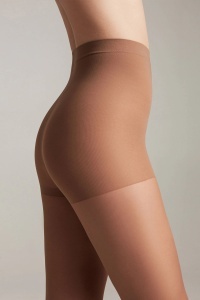 Ciorap modelator cu efect de masaj, Elegante Support 40 Den Bronz lateral
