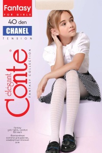 Ciorapi copii cu model, Chanel 40 Den - Img 5