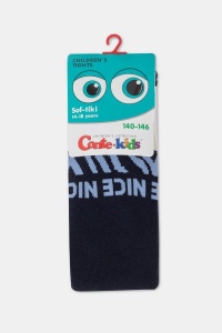 Ciorapi copii, flaușați, din bumbac, cu model "Nice", Conte Kids Sof-Tiki 664 - Img 6