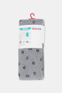 Ciorapi flaușați penrtu copii, din bumbac, cu modele, Conte Kids Sof-Tiki 653 - Img 8