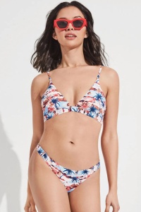 Costum baie din 2 piese cu imprimeu tropical, Gisela 2/30037 - Img 2