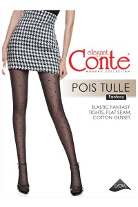 Dres cu model buline și efect plasă, Conte Fantasy Pois Tulle