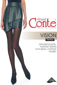 Dres cu model geometric ajurat "puncte", Conte Fantasy Vision