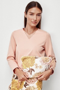 Geantă pentru cosmetice, cu floral print, Gisela 2/50040 - Img 1