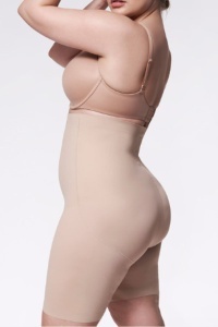 Pantaloni modelatori invizibili, cu talie foarte înaltă, Julimex 269 Piele lateral