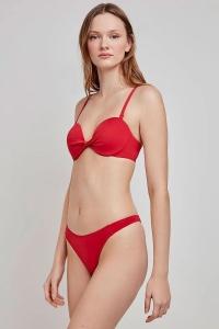 Slip de baie tanga din material uni, Gisela 2/30272 - Img 2