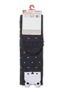 Șosete copii peste genunchi cu model Urs Polar, Conte Kids Tip-Top 053 - Img 3