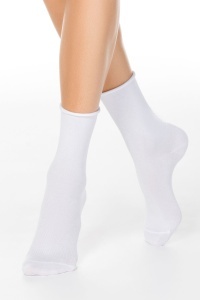 Șosete damă din bumbac fără elastic, Conte Elegant Comfort 000 - Img 22
