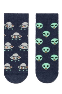 Șosete haioase cu extratereștri, Conte Kids Funny Legs 461