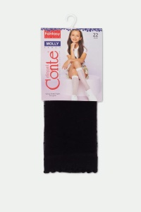 Șosete lungi 3/4 copii, cu model inimioare, Molly 20 Den - Img 6