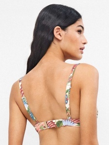 Sutien baie cu burete, imprimeu tropical, Gisela 2-30382 spate