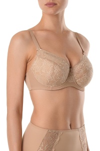 Sutien dantelat, cu întărituri, arcuri și bumbac, Conte Elegant City Style RB5015 - Img 3