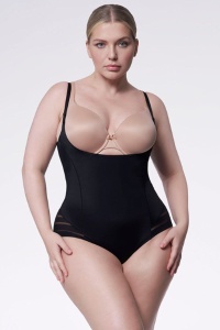 Body damă modelator cu plasă, Julimex 119 Mesh - Img 5
