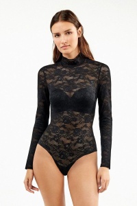 Body din dantelă florală elastică, Gisela 2/80014