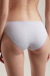 Chilot damă cu bumbac și dantelă, model slip, Conte Sensuelle RP3101 - Img 6