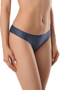 Chiloți tanga, material Jacquard cu picățele, Conte Elegant Voyage RP6051 - Img 2