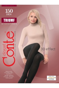 Ciorap Gros din Microfibră cu Efect 3D Triumf 150 Den - Img 11