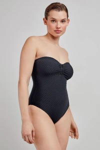 Costum de baie întreg, fără arcuri, din material texturat, Gisela 2/30232 - Img 3