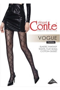 Dres cu model romburi cu efect plasă, Conte Fantasy Vogue
