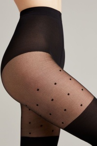 Dres elastic cu model, picățele și imitație de golf, Fantasy Sensation - Img 4