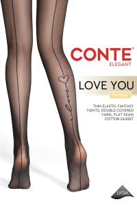 Dresuri cu imitație de cusătură și inscripția „Love”, Conte Fantasy Love You