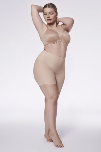 Pantaloni modelatori cu talie înaltă, Julimex Shorts 574 - Img 6