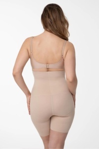 Pantaloni modelatori invizibili, cu talie foarte înaltă, Julimex 269 Piele spate