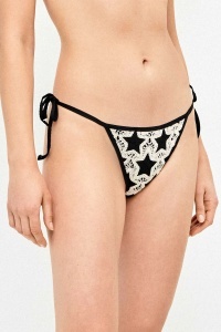 Slip de baie, cu steluțe croșetate și bretele reglabile, Gisela 2-30289 print