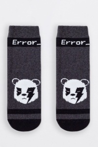 Șosete copii flaușate cu model "Bear Error", Conte Kids Sof-Tiki 597