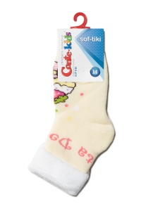 Șosete copii flaușate cu model Dolce, Conte Kids Sof-Tiki 245 - Img 3