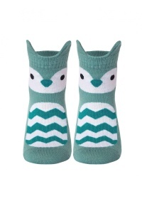 Șosete copii haioase din bumbac cu model Pinguin, Tip-Top 320