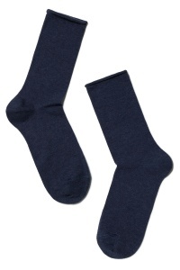 Șosete damă din bumbac fără elastic, Conte Elegant Comfort 000 - Img 5