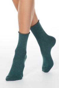 Șosete damă din bumbac fără elastic, Conte Elegant Comfort 000 - Img 19