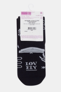 Șosete flaușate cu model "Lovely", Conte Elegant Comfort 567 - Img 12
