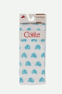 Șosete haioase, cu imprimeu inimioare, Conte Fantasy 558 - Img 4