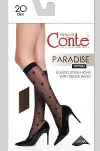 Șosete poliamidă 3/4 cu model buline mari, Conte Fantasy Paradise - Img 7
