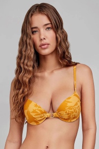 Sutien baie cu imprimeu floral, cupe B și C, Gisela 2/30219 - Img 3