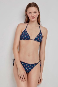 Sutien baie reversibil, fără arcuri, cu imprimeu etnic, Gisela 2/30224