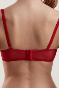 Sutien bandeau din dantelă, cu cupe moi pe rame, Conte Elegant Tandem TB6113 - Img 3