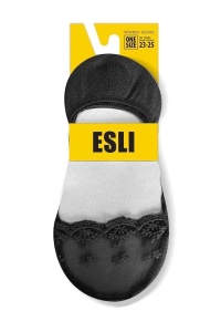 Tălpici damă subțiri ”invizibili” cu model dantelat, Esli IS005 - Img 4