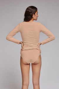 Bluză cu mânecă lungă din bumbac organic EKO, Gisela 1/0129 - Img 4