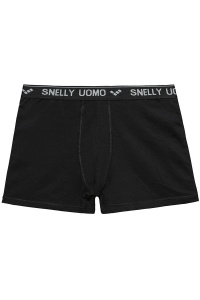 Boxeri pentru bărbați, cu elastic exterior, din bumbac moale, Snelly U110 - Img 2