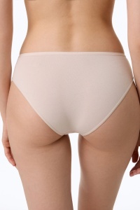 Chiloți bikini cu talie medie, din bumbac premium, Conte Comfort LB 5001 Natural spate