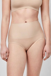 Chiloți cu talie înaltă, ușor modelator cu efect de subțiere, din microfibră satinată, Gisela 1/10053 - Img 3