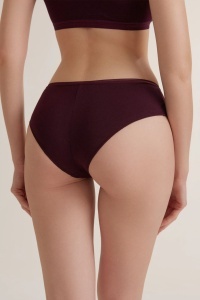 Chiloți damă model Hipster, Conte Elegant LHP 2003 model bordo spate