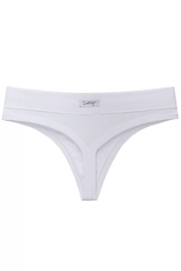 Chiloți tanga cu bandă elastică lată, din bumbac moale și modal, Snelly M1803