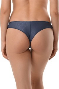 Chiloți tanga, material Jacquard cu picățele, Conte Elegant Voyage RP6051 - Img 5