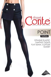 Ciorap cu model ”Puncte”pe tot piciorul, Conte Fantasy Point