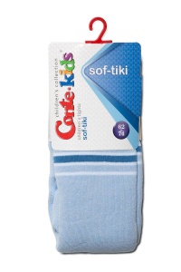 Ciorapi copii, flaușați, din bumbac, cu model "Graffiti", Conte Kids Sof-Tiki 391 - Img 3