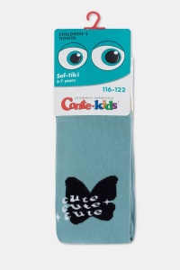 Ciorapi flaușați din bumbac, cu model "Cute" Conte Kids Sof-Tiki 651 - Img 5